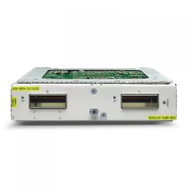 A9K-MPA-2X100GE, Cisco ASR 9000 Adapter, 2x100GE ports/Modular design/Hot swappable